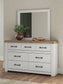 Savonport Twin Panel Bed, Dresser, Mirror, Chest and Nightstand