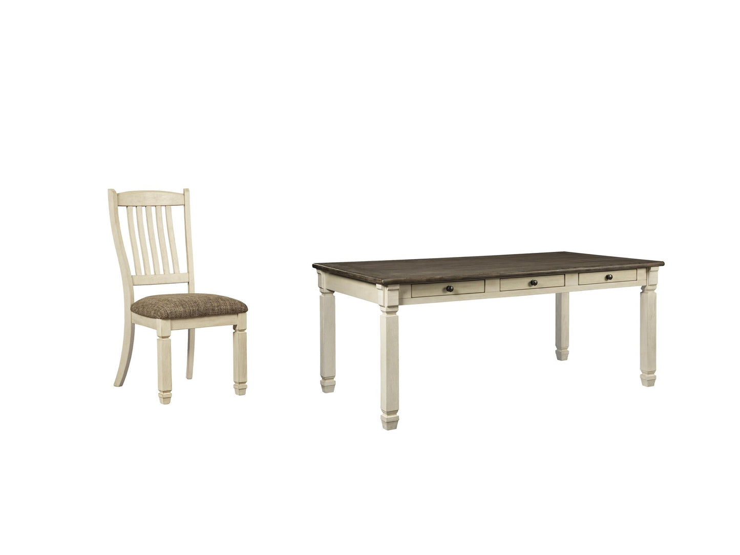 Mesa de comedor Bolanburg y 4 sillas