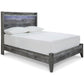 Cama Baystorm de dos camas con cabecero y tocador con espejo