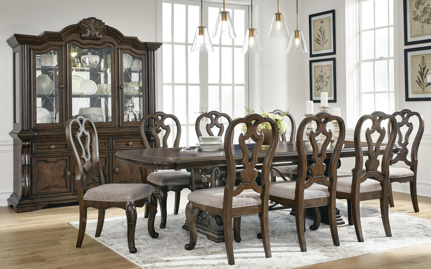 Mesa de comedor Maylee y 8 sillas