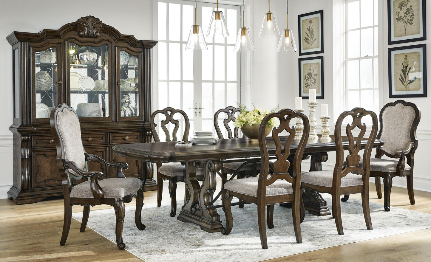 Mesa de comedor Maylee y 6 sillas