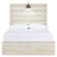 Cama Cambeck de dos camas con cabecero, tocador con espejo y mesita de noche