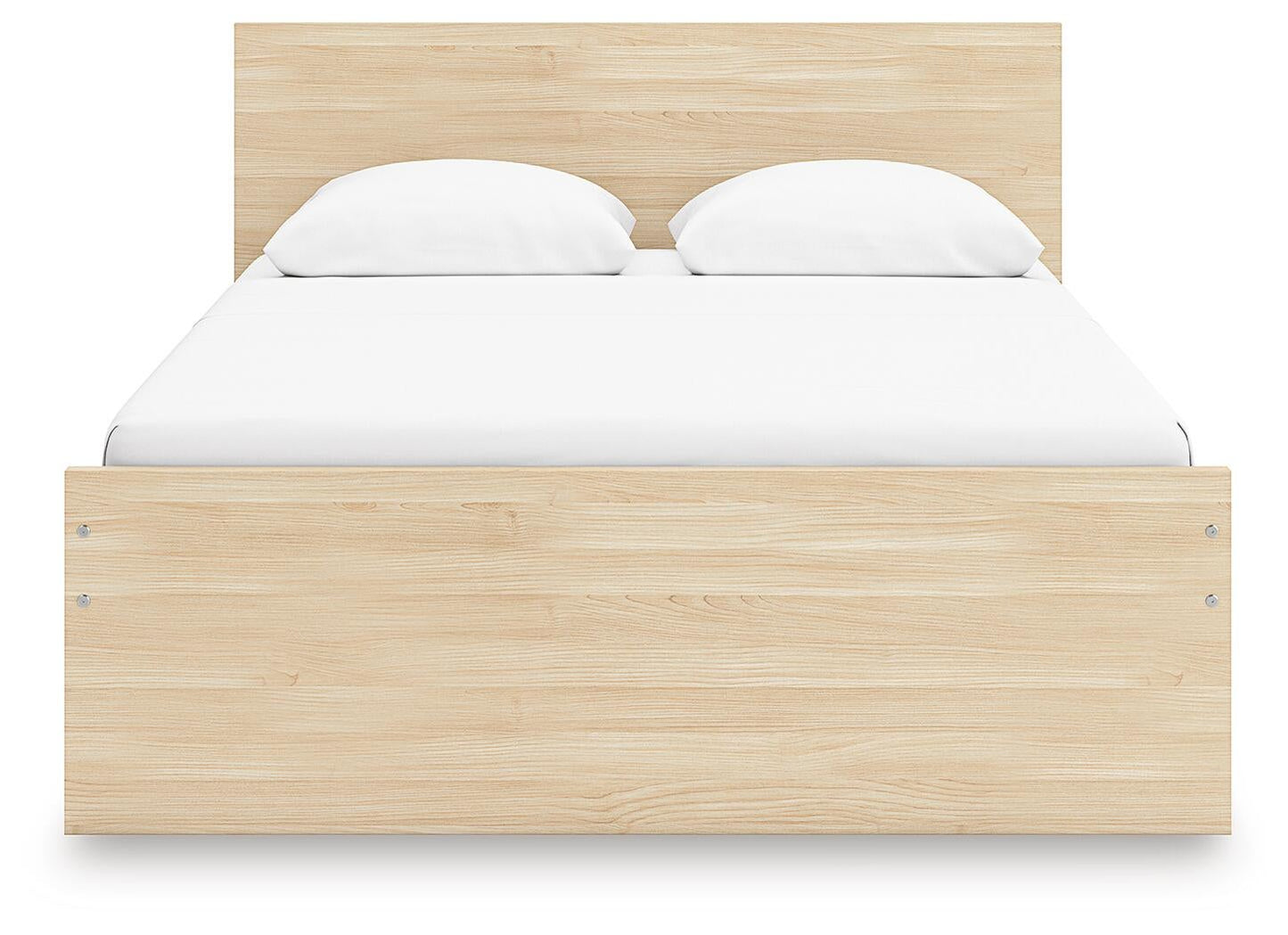 Cama de plataforma Onita de panel completo con 2 compartimentos laterales
