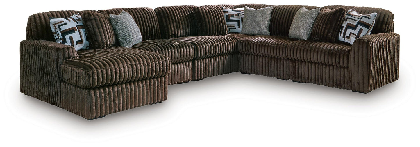 Sofá seccional de 6 piezas Midnight-Madness con chaise longue