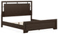 Cama Covetown California King con cabecero y tocador con espejo