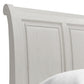 Cama de trineo Robbinsdale California King con almacenamiento y tocador con espejo