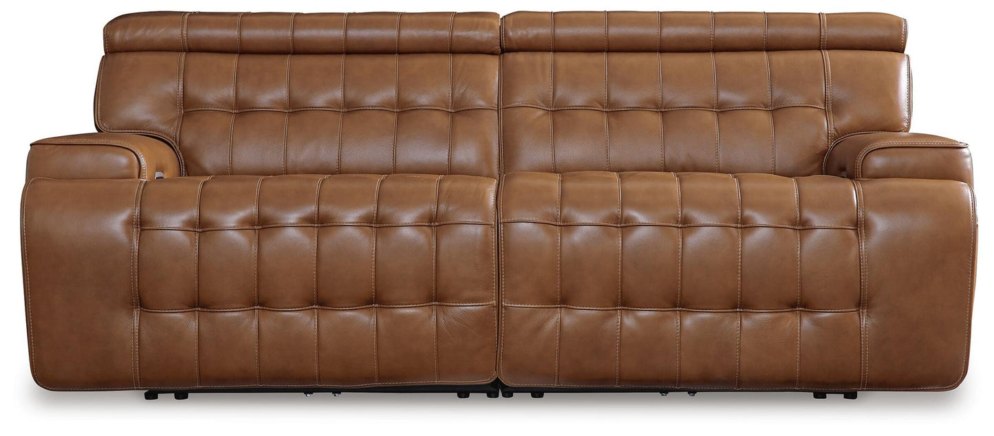 Sofá seccional reclinable eléctrico de 2 piezas Temmpton