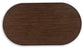 Mesa de cóctel ovalada Korestone