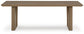 Mesa de comedor rectangular Serene Bay con opción UMB