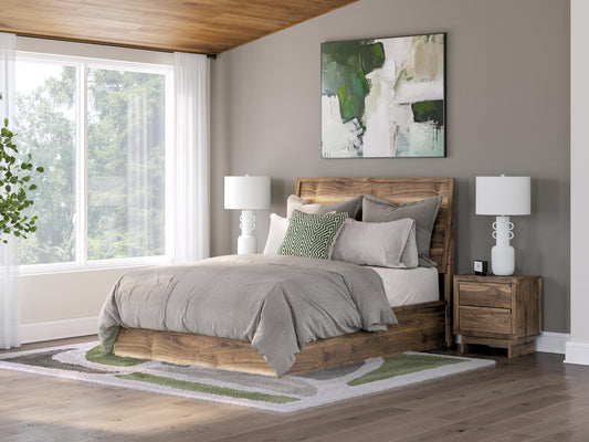 Cama con panel Chirason Queen
