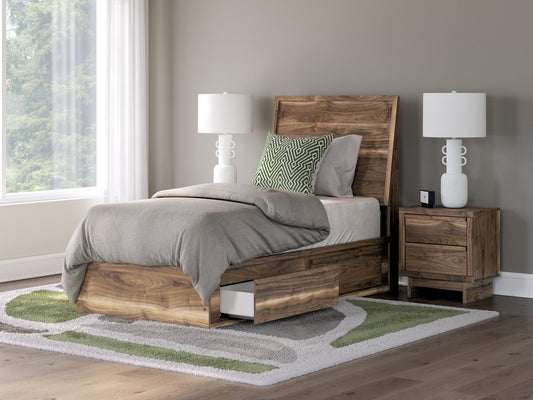 Cama doble Chirason con almacenamiento