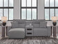 Sofá seccional reclinable eléctrico de 3 piezas ModMax II con chaise longue