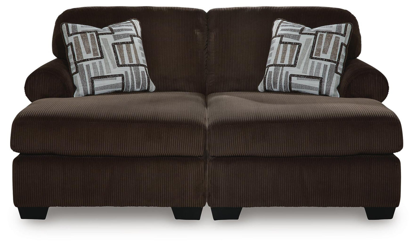 Chaise longue Kimlee de 2 piezas