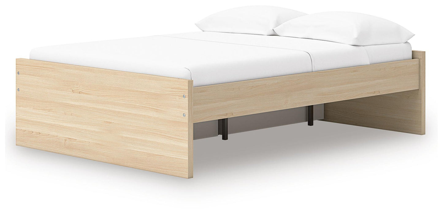 Cama Onita de plataforma completa con 1 almacenamiento lateral