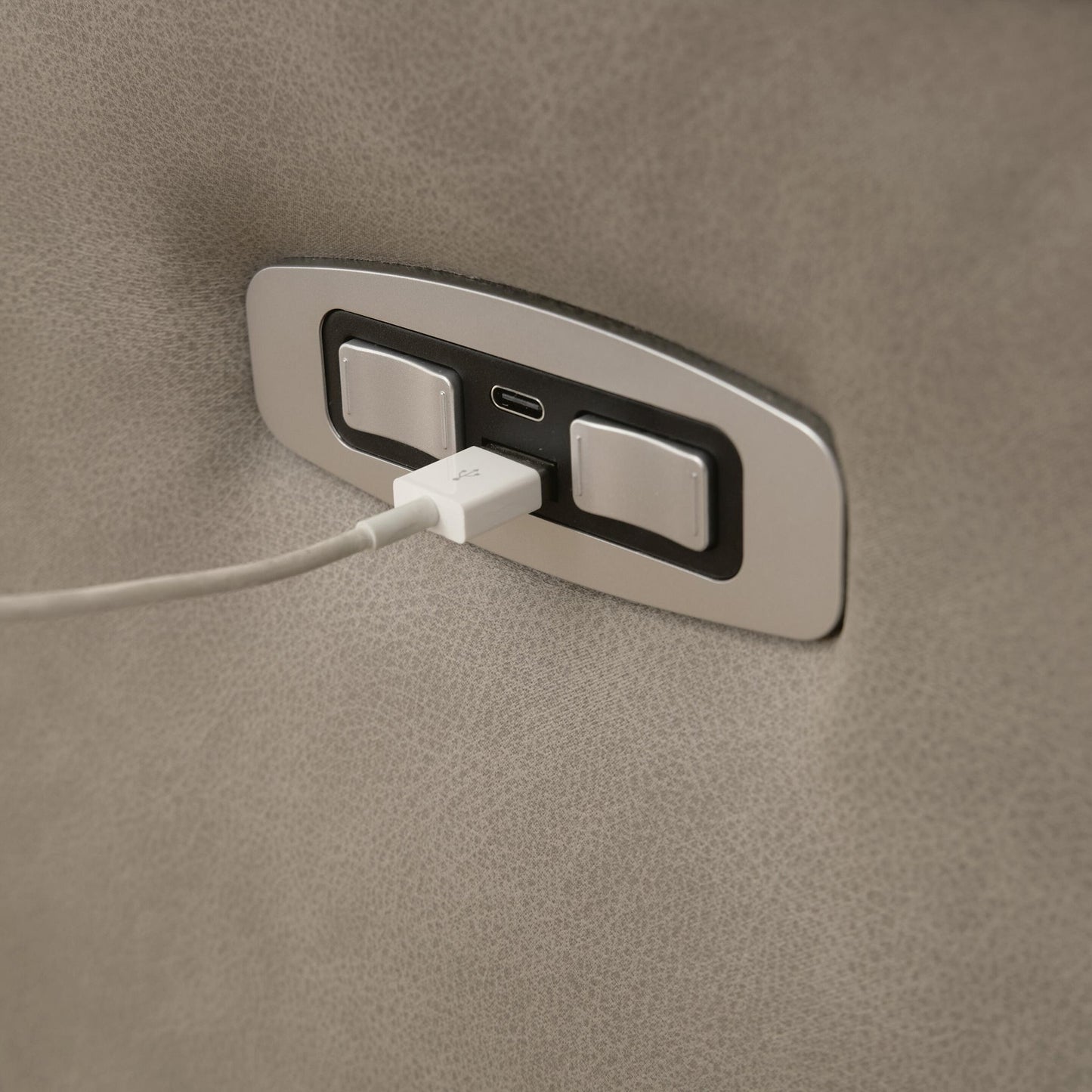 Sofá seccional reclinable eléctrico de 3 piezas Narwhal Place