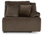 Sofá seccional de 3 piezas con chaise longue de gama alta