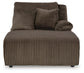 Sofá seccional de 3 piezas con chaise longue de gama alta