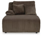 Sofá seccional reclinable de 4 piezas de gama alta con chaise longue