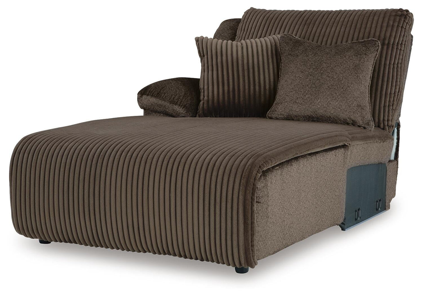Sofá seccional reclinable de 4 piezas de gama alta con chaise longue