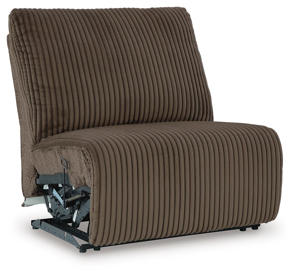 Sofá seccional reclinable de 4 piezas de gama alta con chaise longue