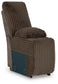 Sofá seccional reclinable de 4 piezas de gama alta con chaise longue