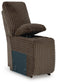 Sofá seccional reclinable de 4 piezas de gama alta con chaise longue