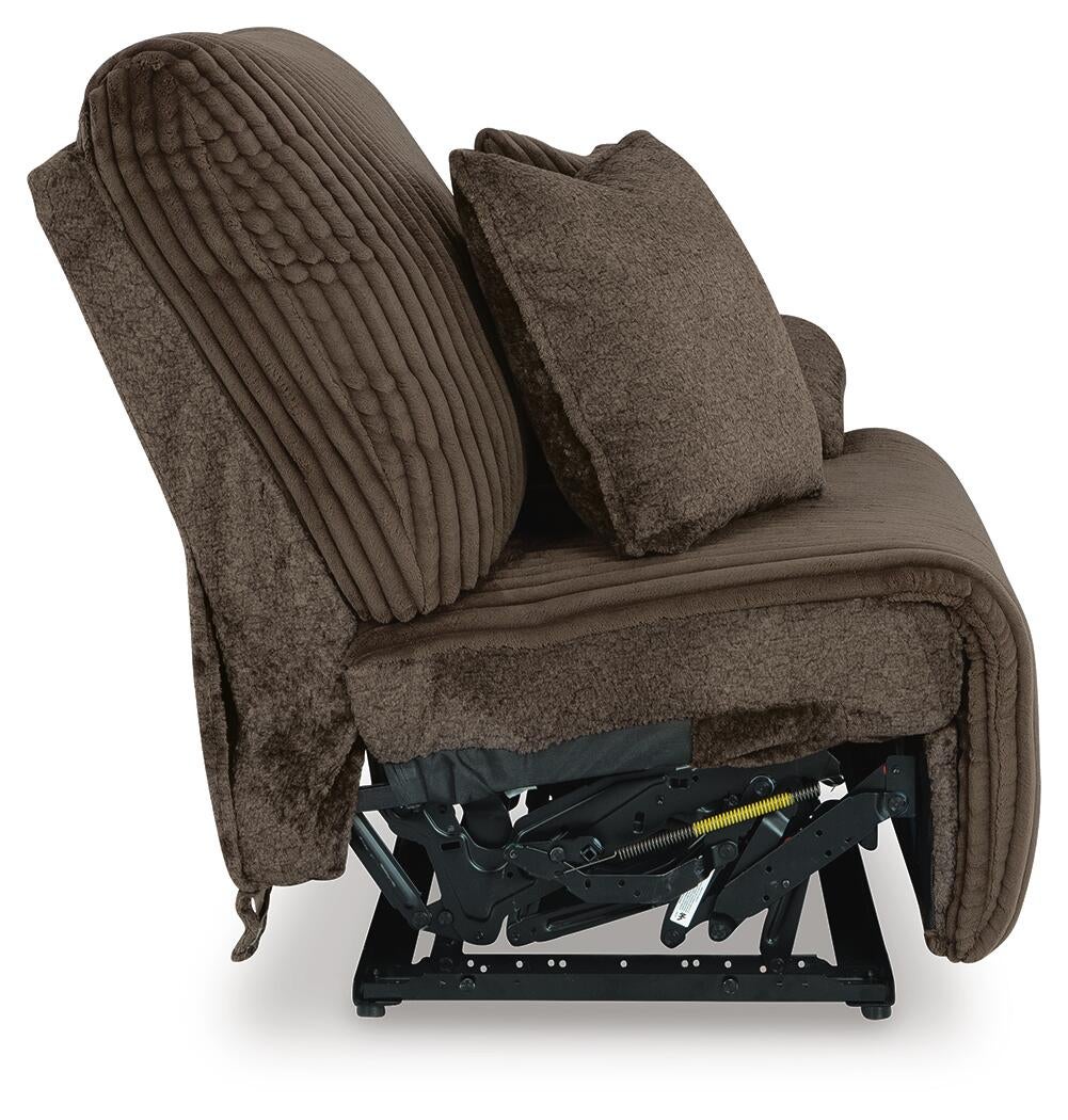 Sofá seccional reclinable de 4 piezas de gama alta con chaise longue