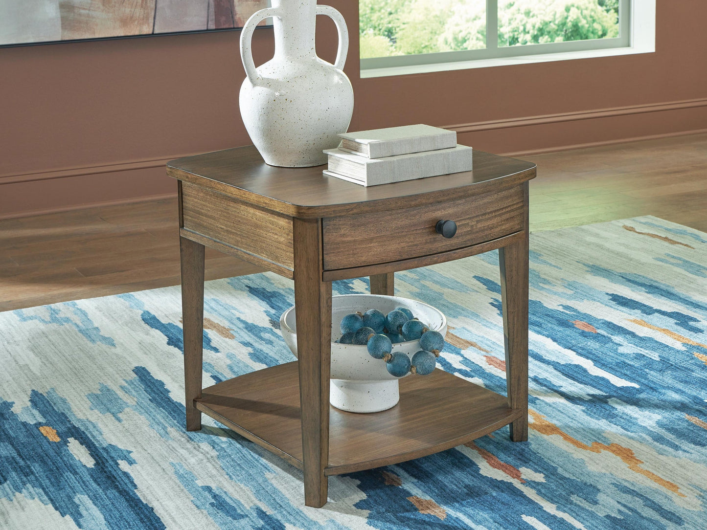 Mesa auxiliar rectangular Burkbyer