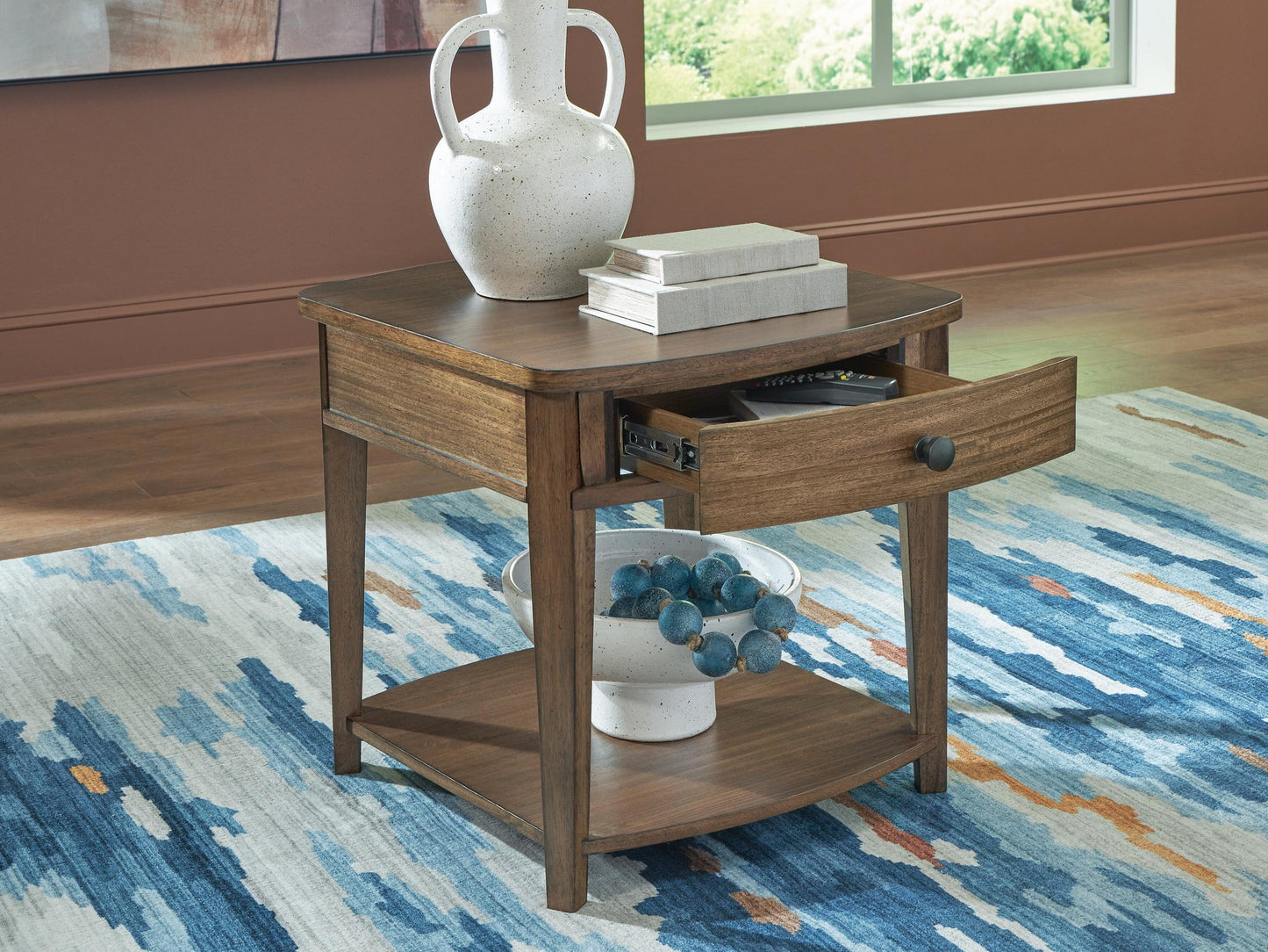 Mesa auxiliar rectangular Burkbyer