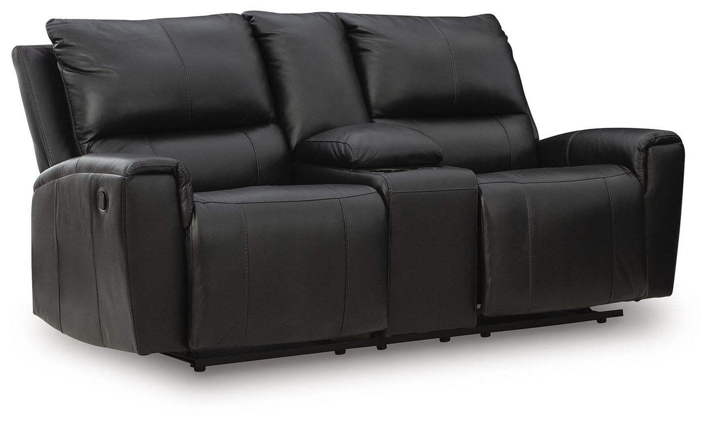 Sofá cama doble Glossmore con consola