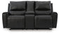 Sofá cama doble Glossmore con consola