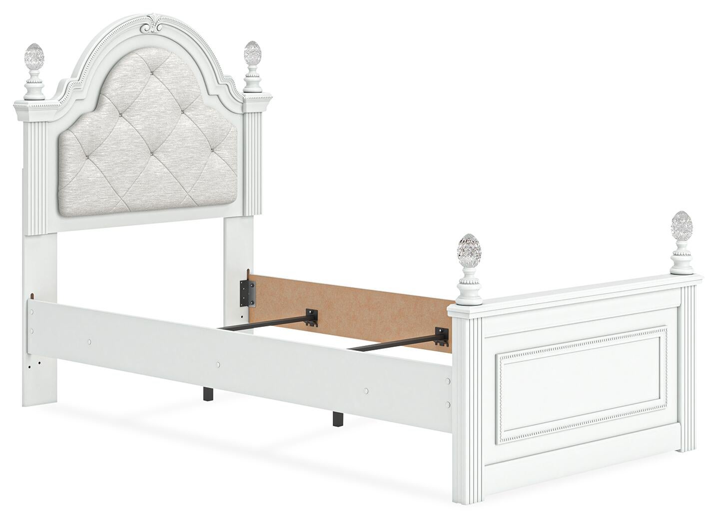Cama doble tapizada Kozlani