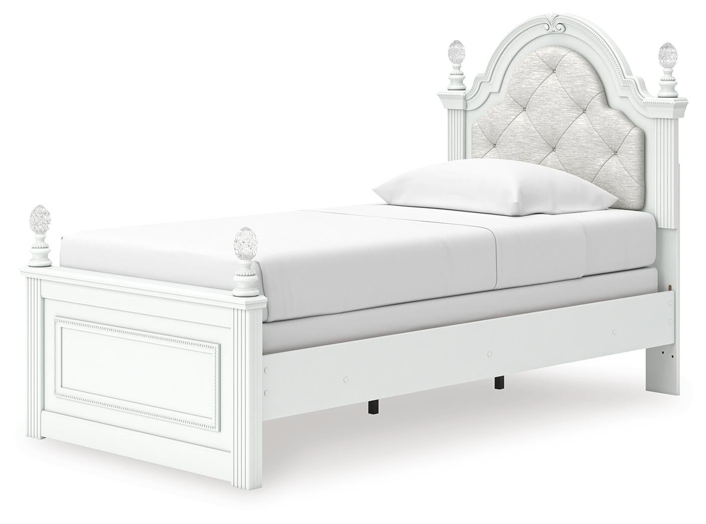 Cama doble tapizada Kozlani