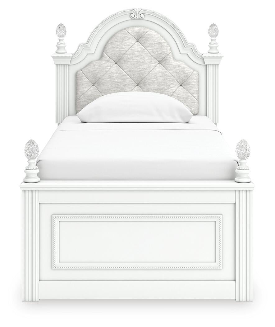 Cama doble tapizada Kozlani