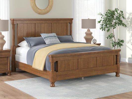 Cama con dosel tamaño king de Rowlenstown