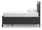 Cama doble con almacenamiento Lanolee