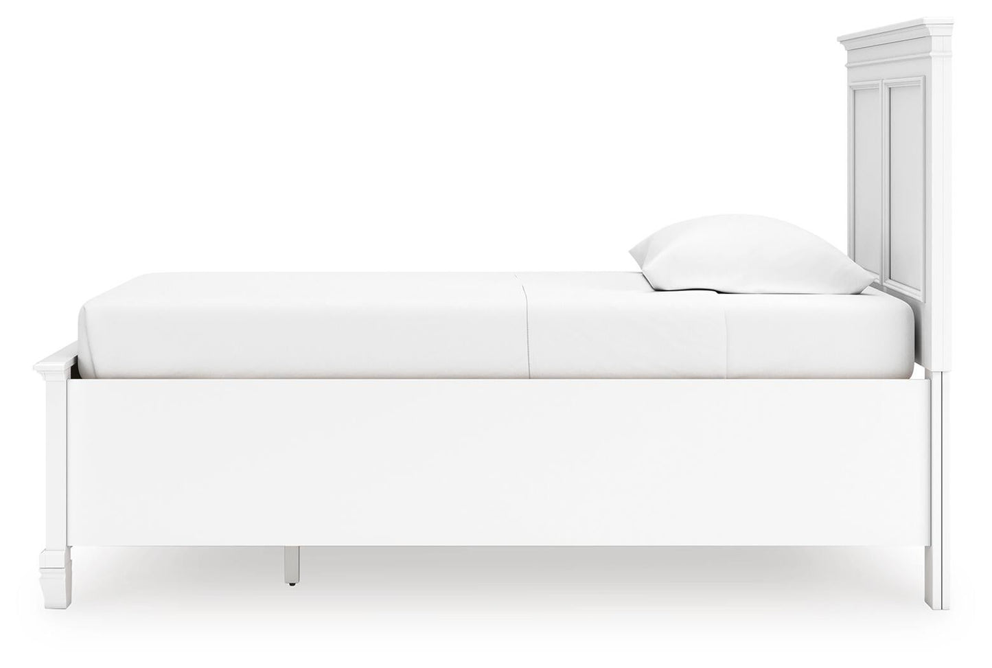 Cama con almacenamiento de dos paneles Fortman