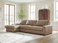 Sofá seccional de 3 piezas Veronella con chaise longue