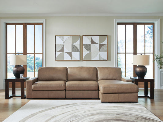 Sofá seccional de 3 piezas Veronella con chaise longue