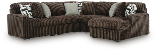 Sofá seccional de 5 piezas Midnight-Madness con chaise longue