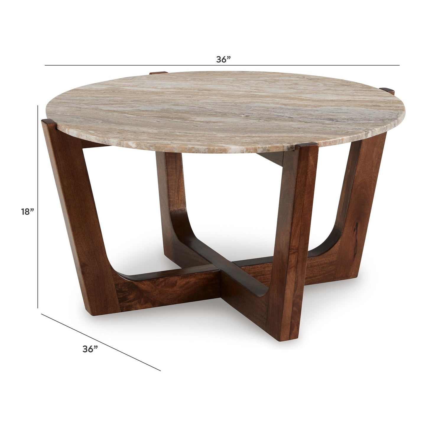 Mesa de cóctel redonda Tanidore