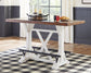 Valebeck Counter Height Dining Table and 2 Barstools