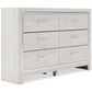Altyra King Bookcase Headboard with Dresser