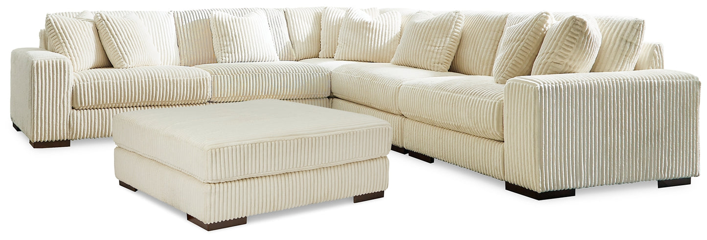 Lindyn 5-Piece Sectional with Ottoman