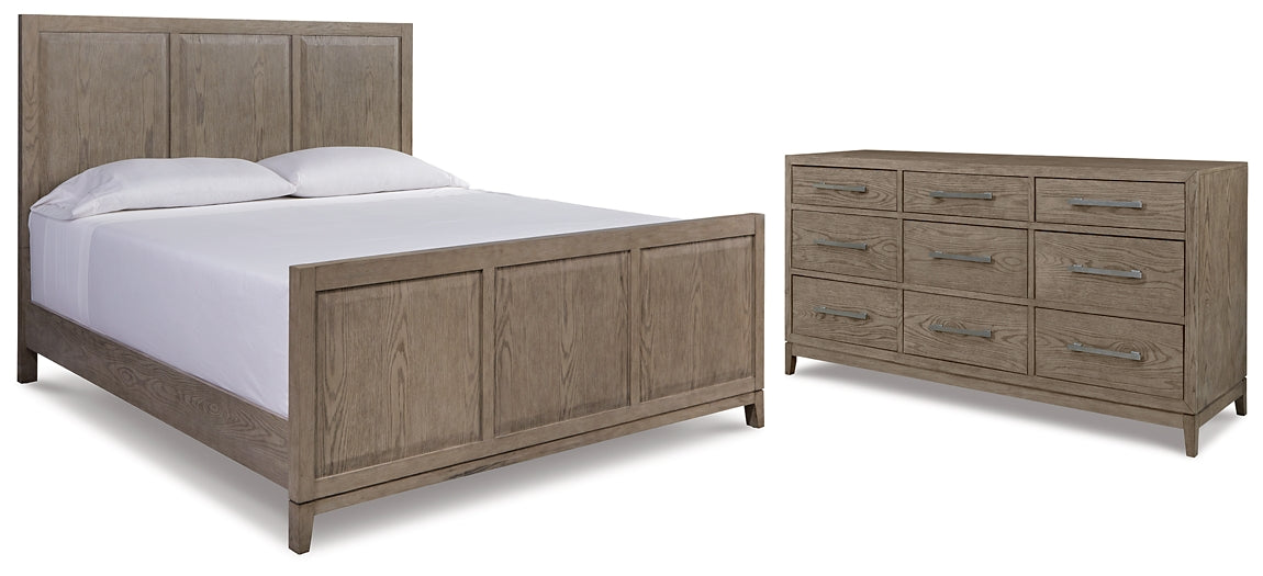 Chrestner Queen Panel Bed with Dresser