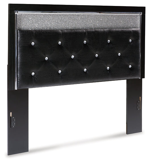 Kaydell Queen Upholstered Panel Headboard with Dresser
