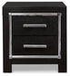 Kaydell Queen Upholstered Panel Headboard with Mirrored Dresser, Chest and 2 Nightstands