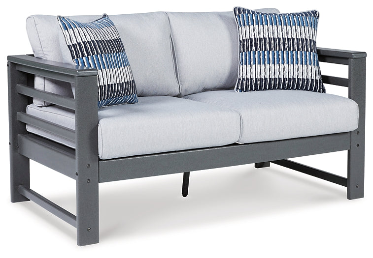Amora Outdoor Loveseat with Coffee Table