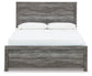 Bronyan Queen Panel Bed with Mirrored Dresser, Chest and Nightstand