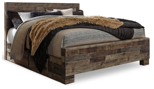 Derekson Queen Panel Bed with 2 Side Storage